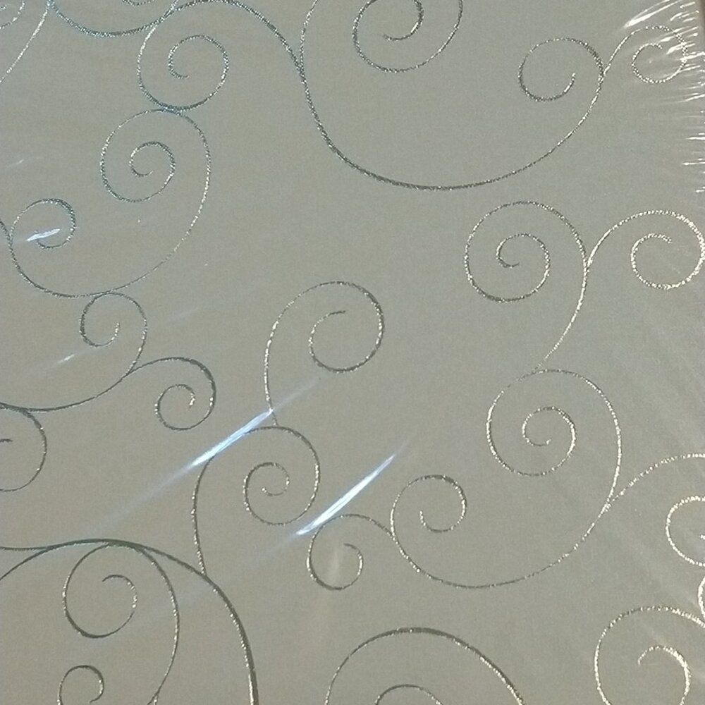 Creative Memories Cream/Off-White with Silver Flourish Album - Picture 2 of 5